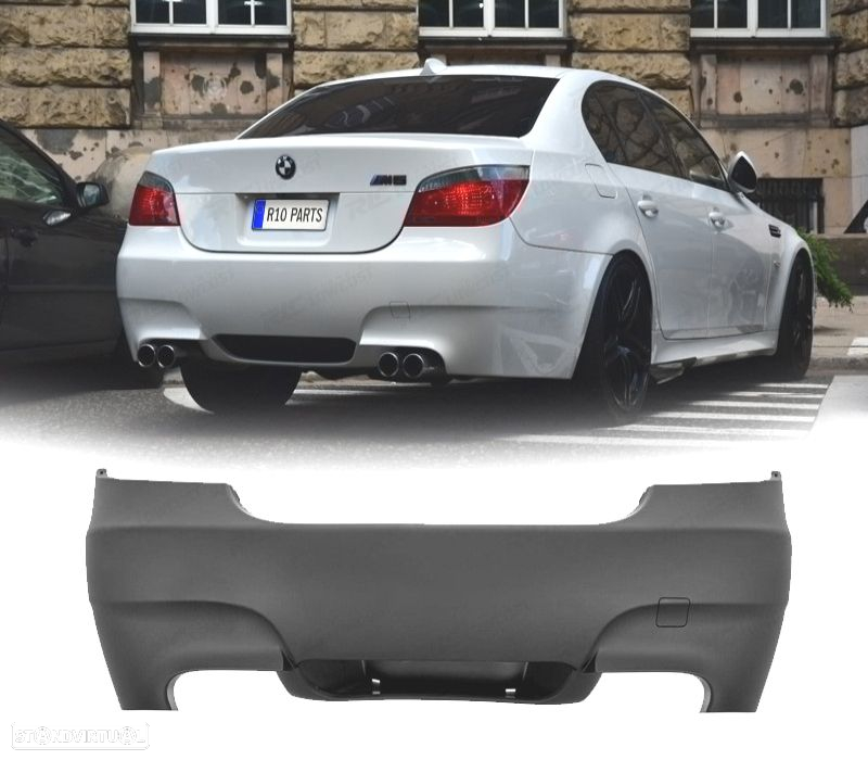 KIT CARROÇARIA BMW E60 03-07 COM LAVAFAROS LOOK M5 - 4
