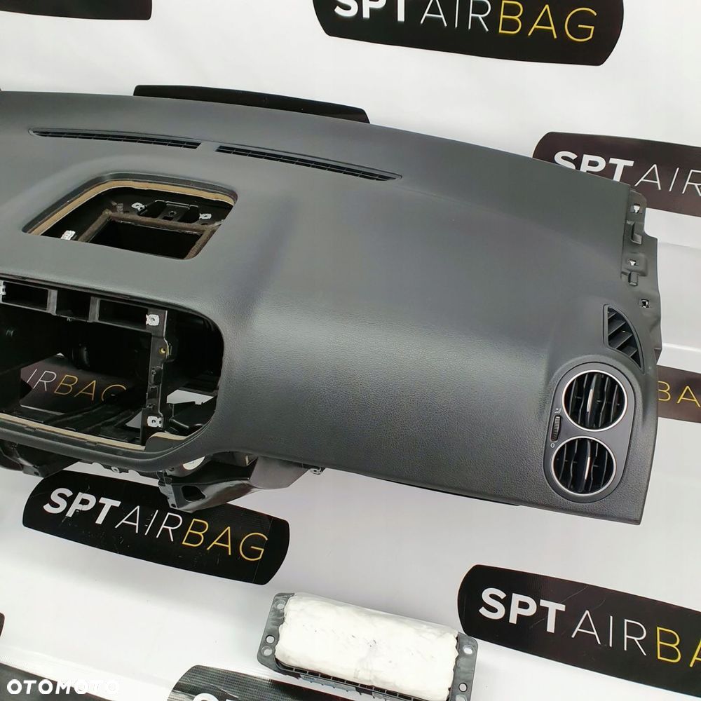 VW GOLF VI 6 PLUS GTI DESKA ROZDZIELCZA KONSOLA KOKPIT PULPIT PODUSZKI AIRBAG AIR BAG PASY KIT SET - 3