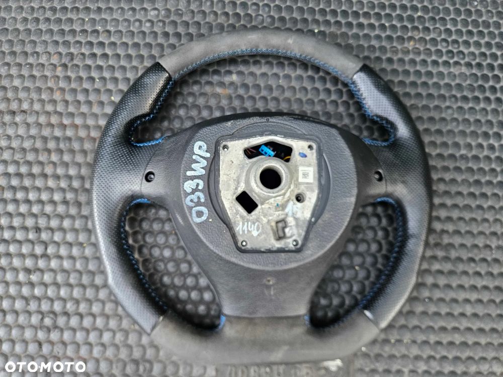 Kierownica Ścięta Trzy 3 Ramienna Pikowana Skóra Ancantara Multifunkcja Sterowanie AirBag Poduszka BMW 5 F10 F11 - 29