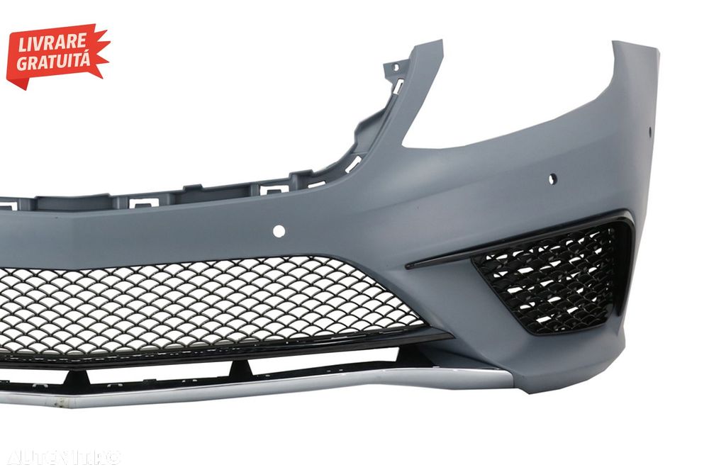 Pachet Exterior Mercedes S-Class W222 (2013-06.2017) S63 Design cu Praguri lateral- livrare gratuita - 6