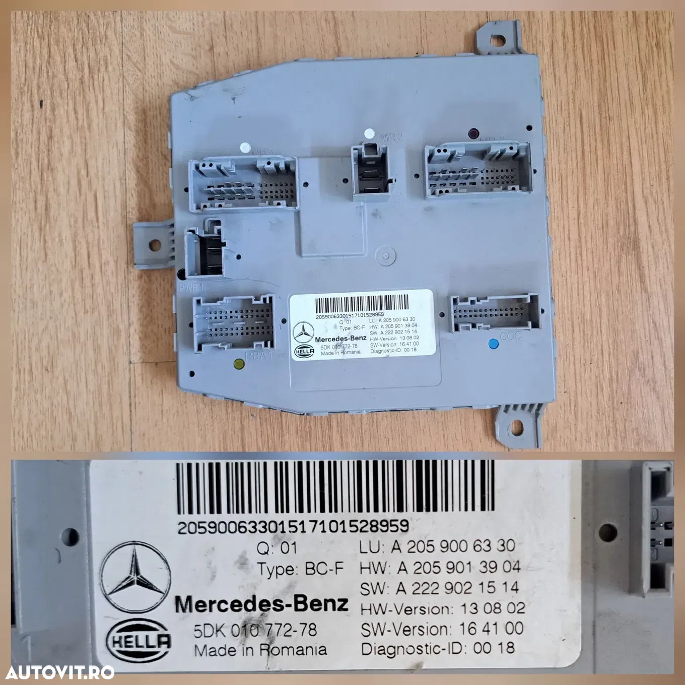 Calculator confort modul pilot automat SAM modul cutie de viteze delphi mercedes diesel w204 w205 s205 c205 w212 w222 GLC w253 x253 GLK x204 - 8
