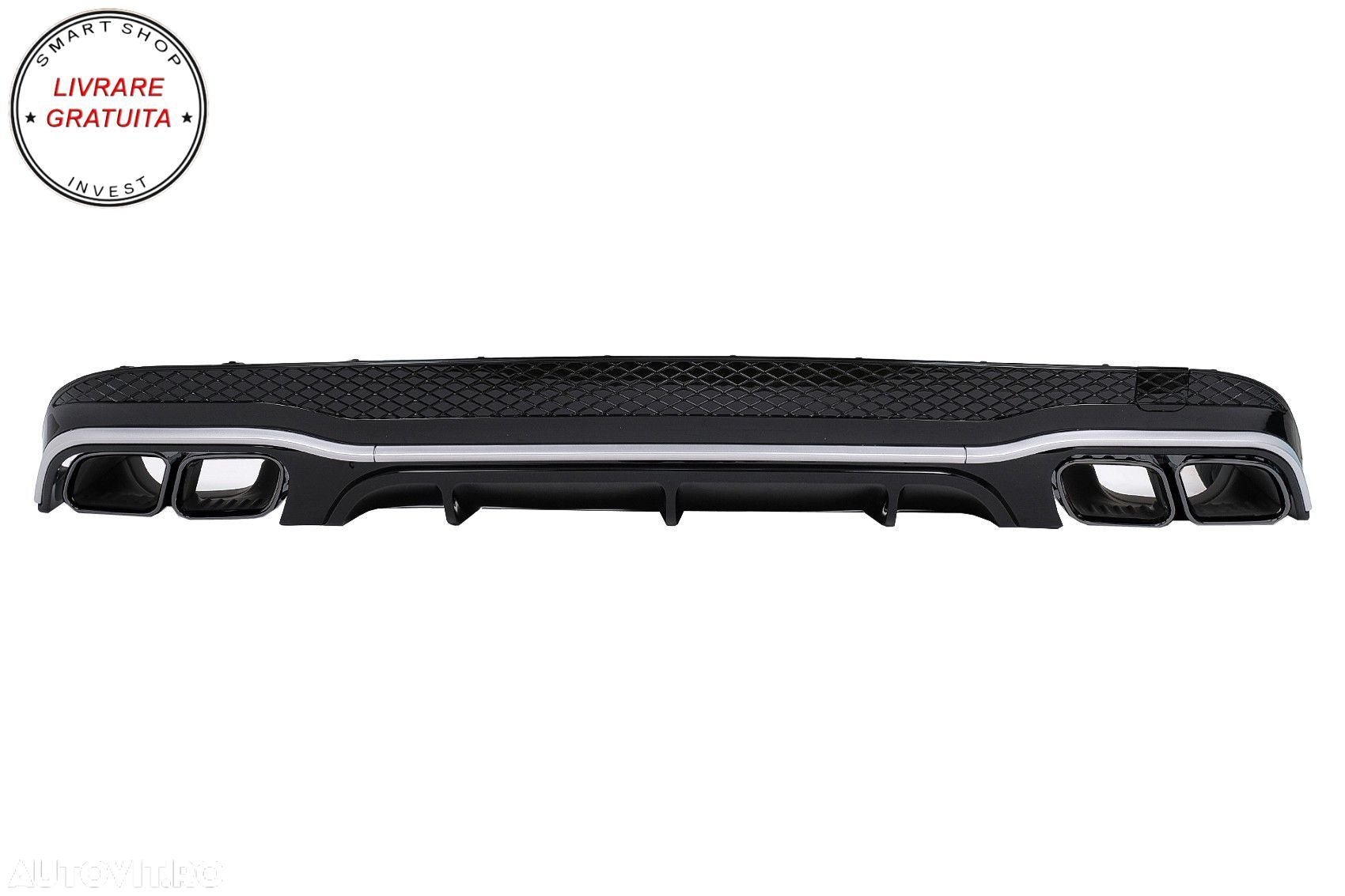 Difuzor Bara Spate Mercedes E-Class C207 Coupe A207 Cabriolet Facelift (2013-2017)- livrare gratuita - 1
