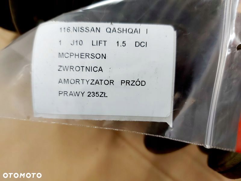 qashqai j10 1.5dci mcpherson prawy przód zwrotnica prawa piasta amortyzator - 5