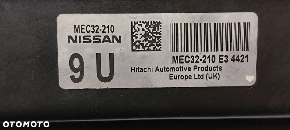KOMPUTER SILNIKA ECU NISSAN ALMERA MEC32-210 - 5