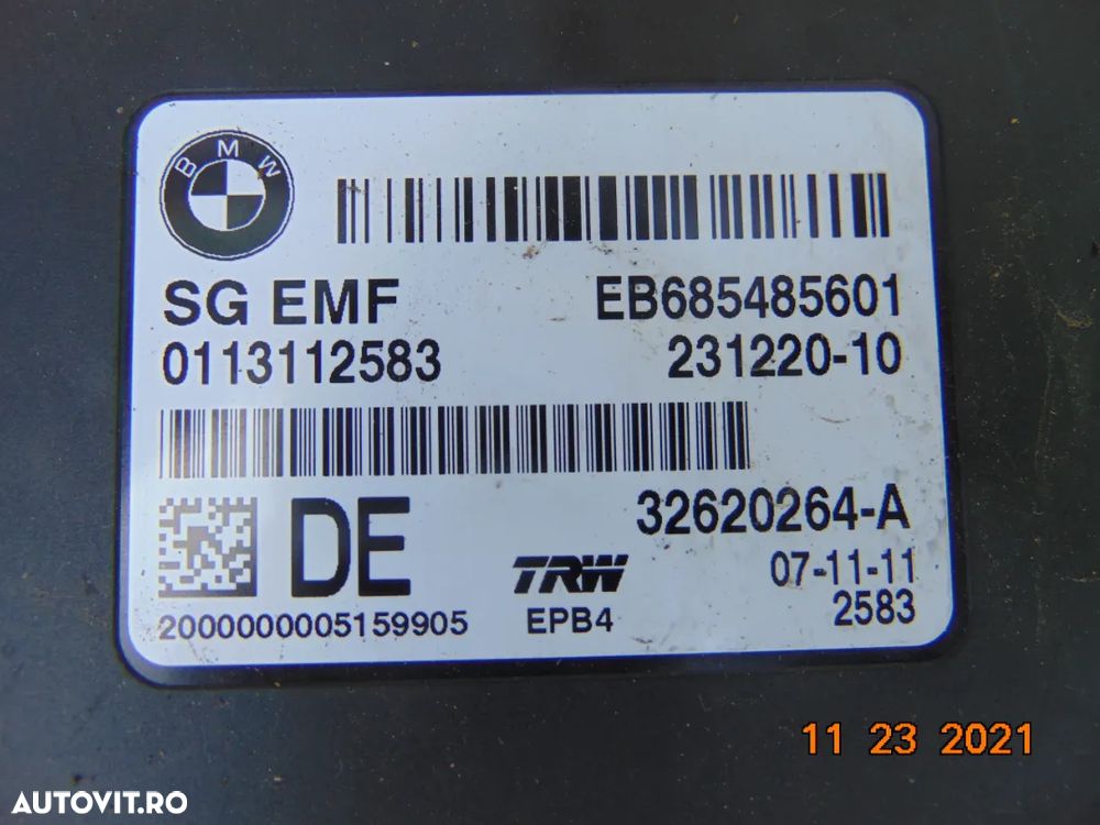 Modul frana mana BMW f10 f11 modul control dezmembrez bmw f10 f11 - 2