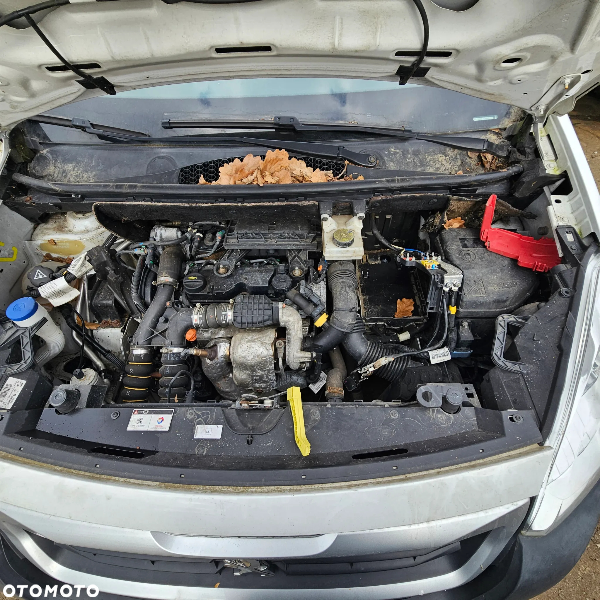 Peugeot Partner 2016r 1.6hdi 66kw 9hf 96tys przebiegu tylko części - 6