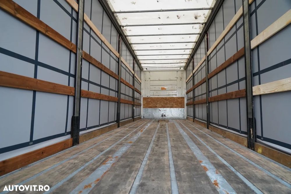 Fruehauf CITYLINER CORTINĂ / 1 AXĂ / DIRECȚIE / LUNGIME 11 M / CUREA CĂRUCIOR / PODEA REZISTENTĂ - 15