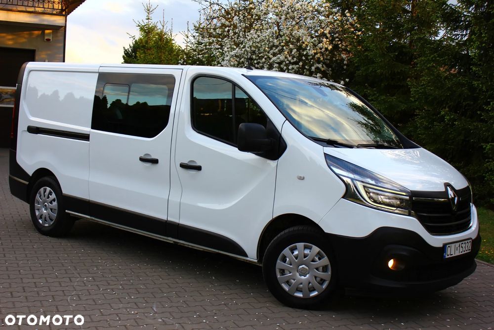 Renault TRAFIC 2.0 DCI 140KM 6 OSÓB BRYGADÓWKA LONG L2H1 FV23% - 3