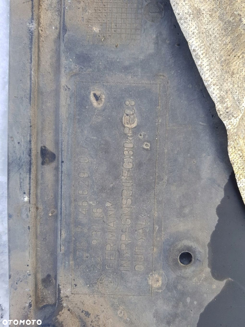BMW E65 PŁYTA OSŁONA SKRZYNI PODWOZIA 714662907 - 5