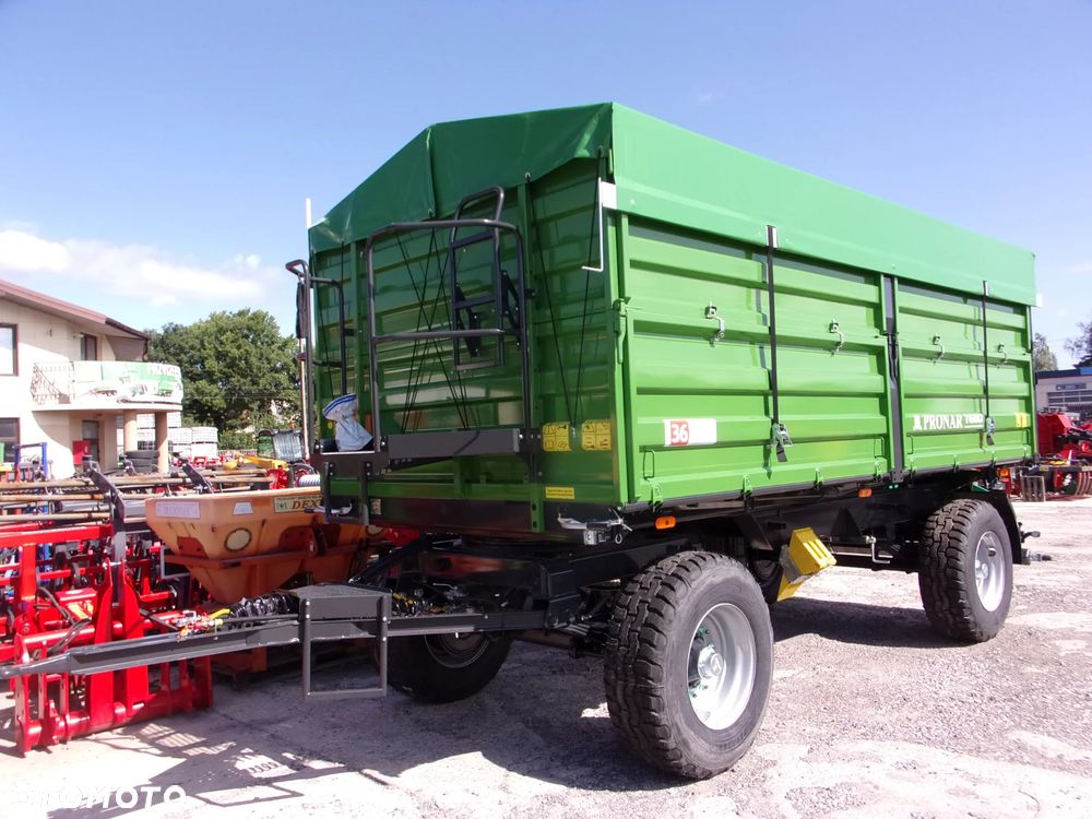 Pronar Przyczepa dwuosiowa paletowa PRONAR PT680 -14t, PT612 -12t, PT612L -12t, wywrotka z trójstronnym wywrotem, przyczepa ciężarowo-rolnicza - 1