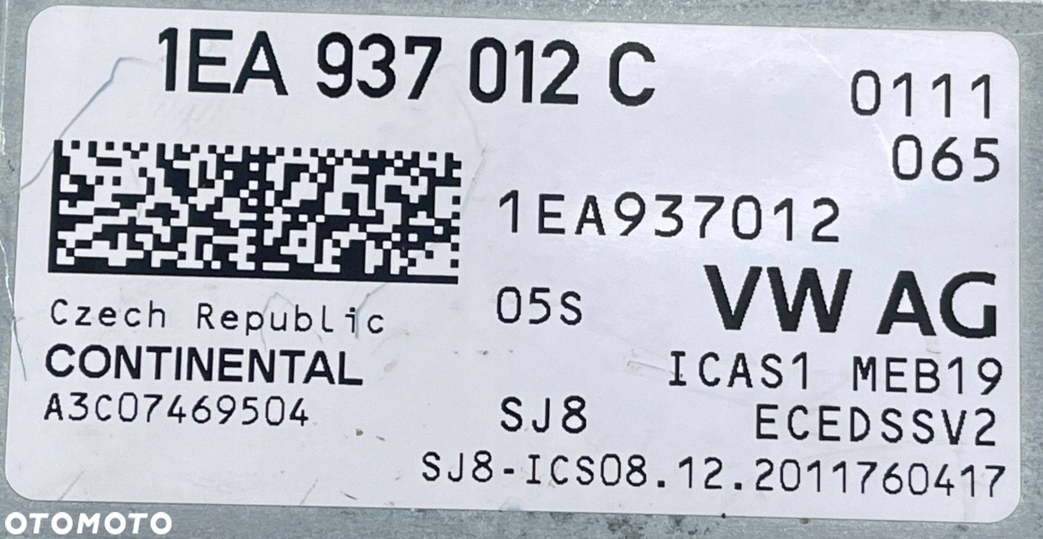 MODUŁ KOMFORTU GATEWAY VW ID3 ID.3 1EA937012C - 3