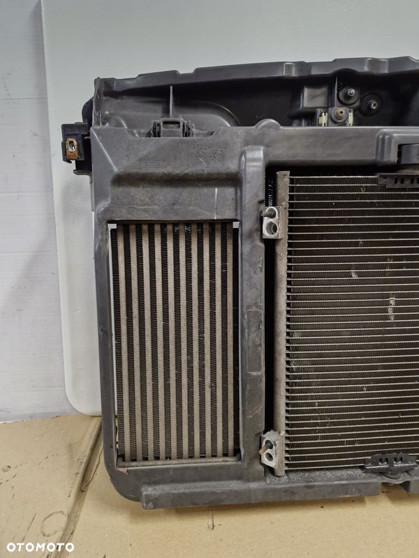 citroen c3 aircross i 1 1.2 thp pas przedni chłodnice intercooler wentylator 9809080880 - 4