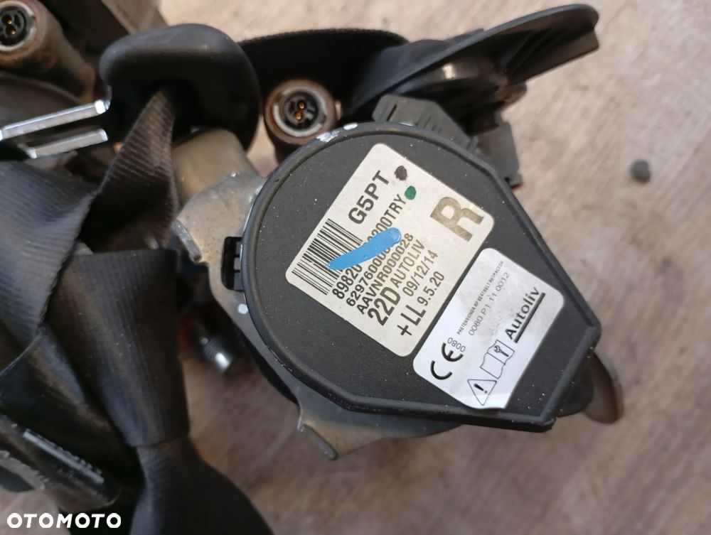 PAS PASY BEZPIECZEŃSTWA TYŁ PRAWY LEWY KOMPLET HYUNDAI I20 II - 3