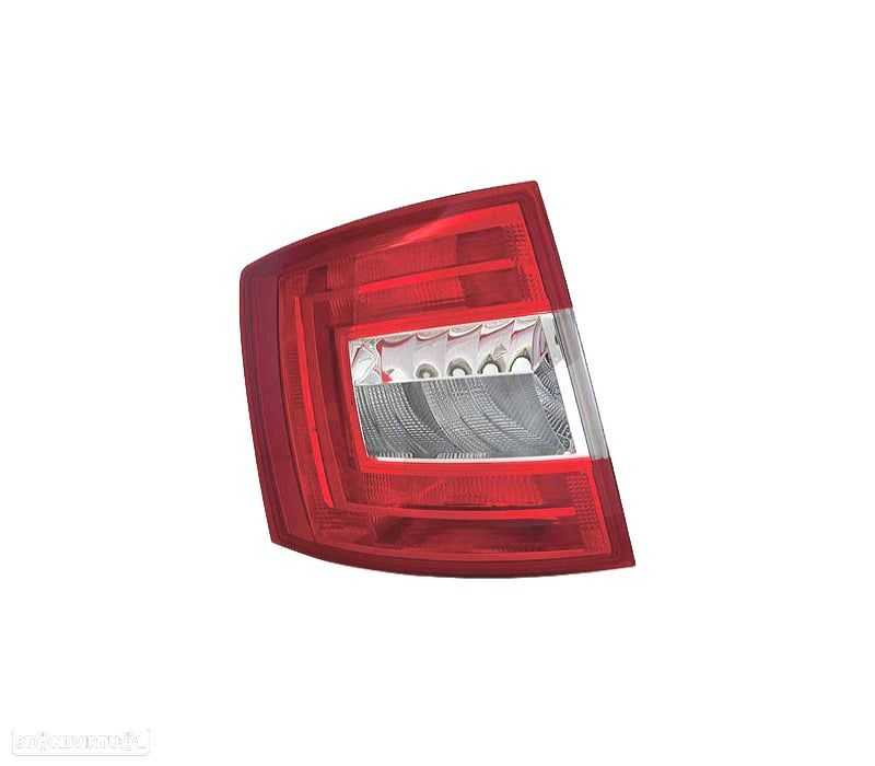 FAROLIN ESQ PARA SKODA OCTAVIA KOMBI 13-16 BRANCO VERMELHO - 1