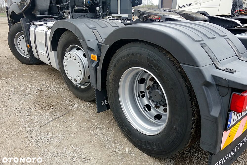 Renault GAMA T520 PUSCHER DMC 70T OŚ SKRĘTNA PODNOSZONA WYSOKA KABINA ALUFELGI KLIMA POSTOJOWA - 28