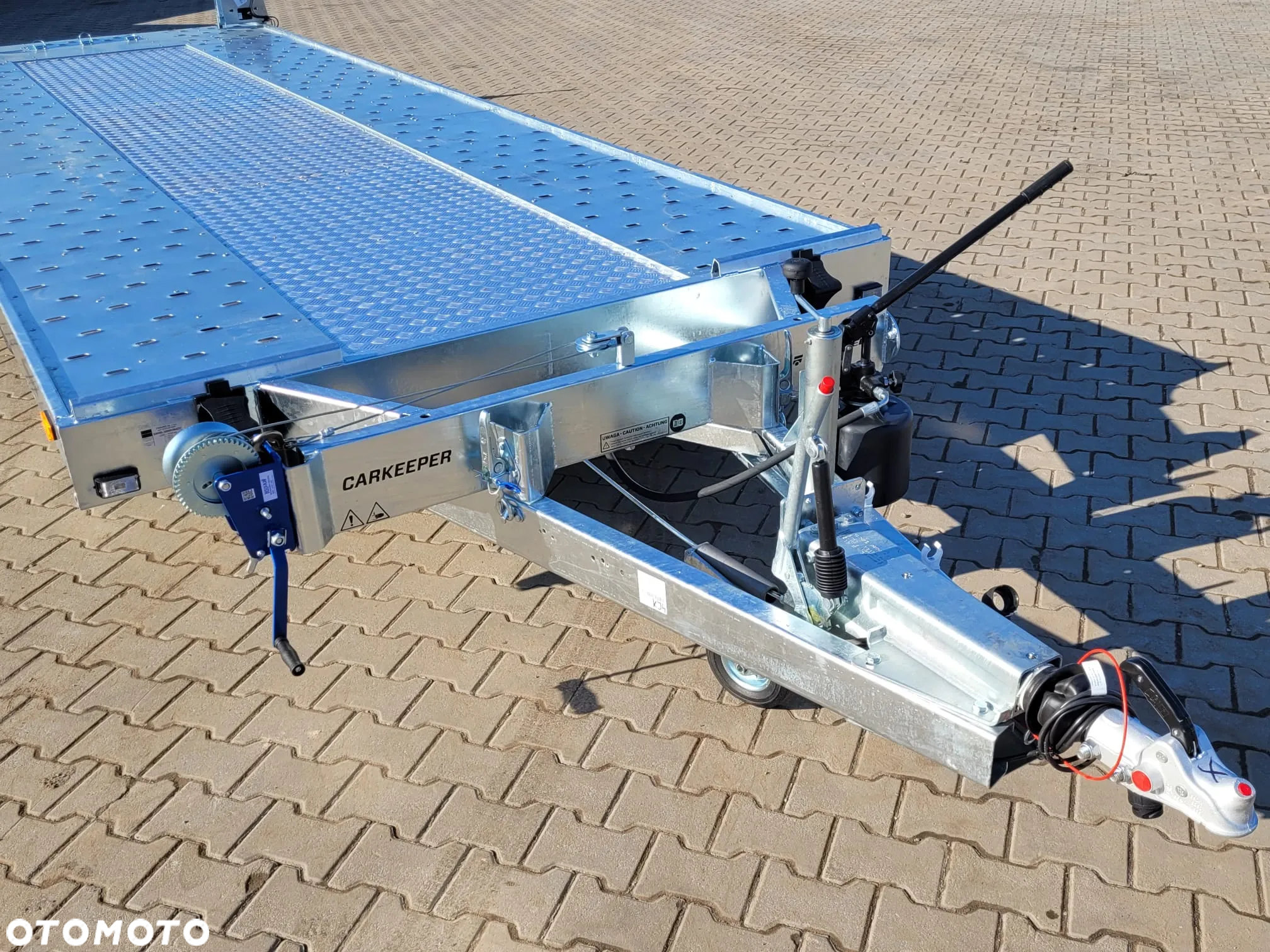TEMARED Laweta uchylna hydraulicznie 580x206cm DMC3500kg 3-osiowa, wypełnienie z blachy SOLIDNA I MOCNA - 3