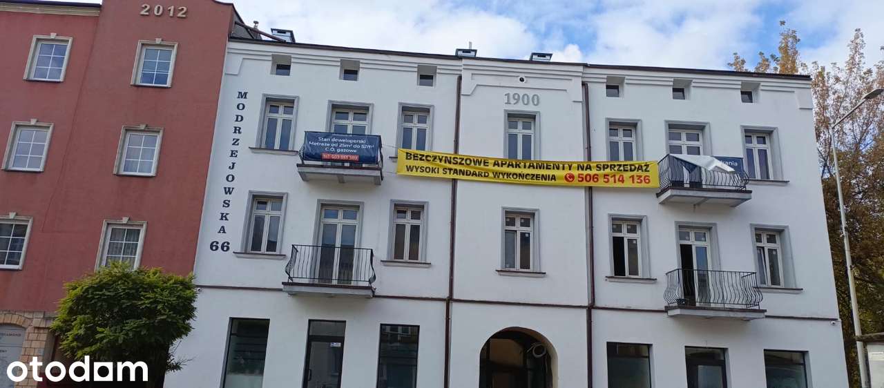 Bezczynszowe mieszkanie w stanie deweloperskim o powierzchni 37,45 m2