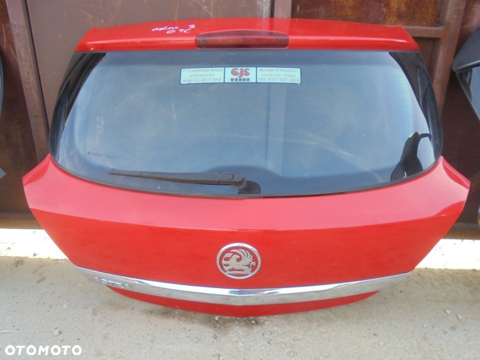 KLAPA TYLNA OPEL ASTRA 3 H III GTC ZAMEK SILNICZEK STOP TAPICERKA MIKROSTYK - 2