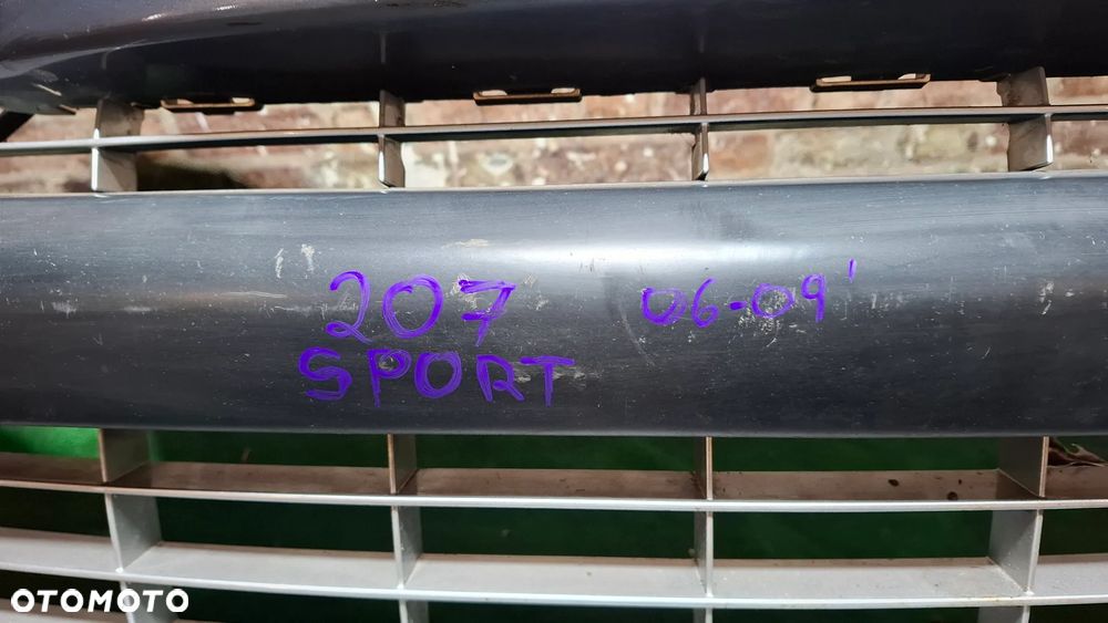 Zderzak przedni Przód KOMPLETNY Peugeot 207 06/09 - 16
