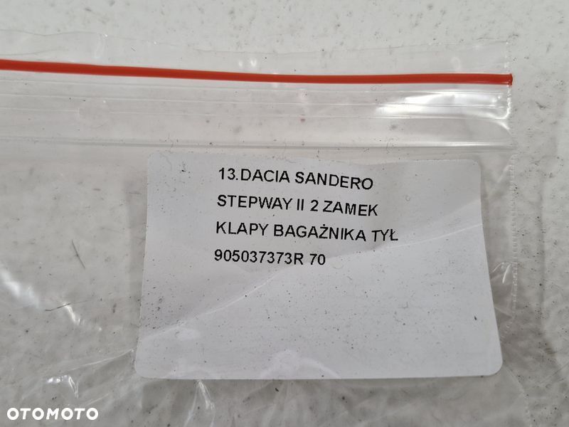 DACIA SANDERO STEPWAY II 2 ZAMEK KLAPY BAGAŻNIKA TYŁ 905037373R - 6