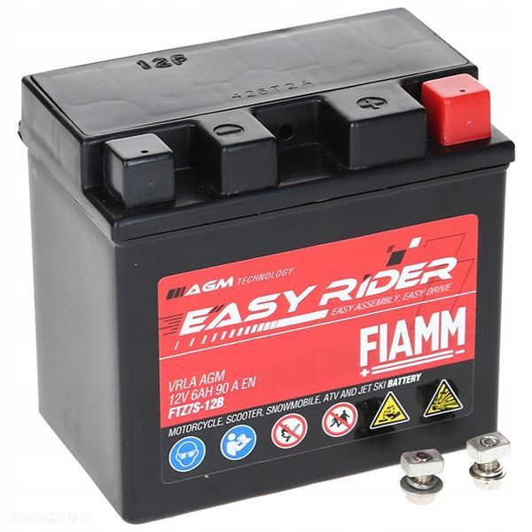 Akumulator Fiamm Easy Rider FTZ7S-BS 6Ah 90A 11370105 YTZ7S-12B-F - 1