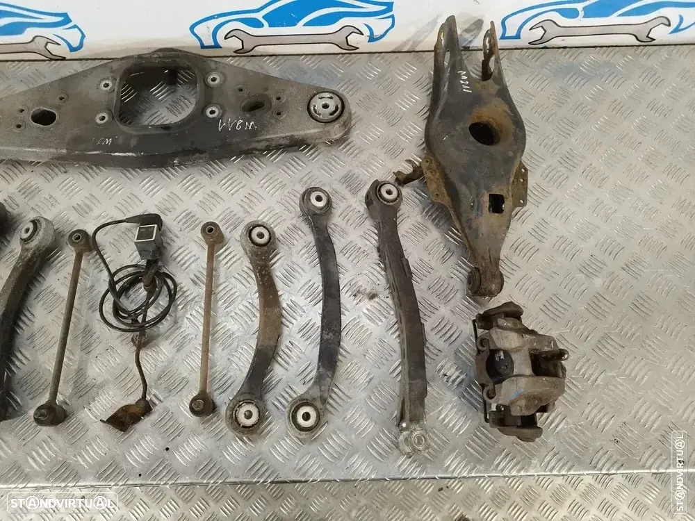 KIT SISTEMA TRAVAGEM SUSPENÇÃO MERCEDES BENZ CLASS E W211 A0105427717 0105427717 R230352020 A2303522206 2303522206 R2303521805 2303521805 BRAÇOS MANGAS EIXOS MAXILAS PINÇAS - 8
