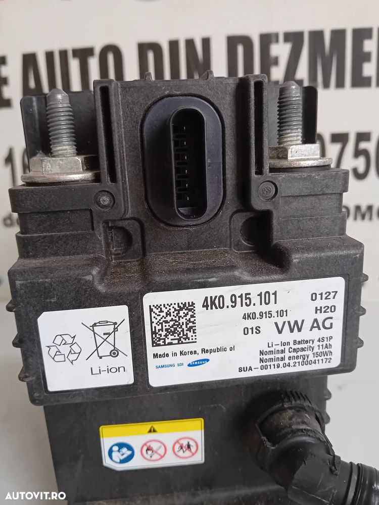 Baterie Auxiliara Hibrid Hybrid Audi A6 4K C8 An 2018-2024 2.0 Tdi Motor DTP Cod 4K0915101 Cutie UKY - 5