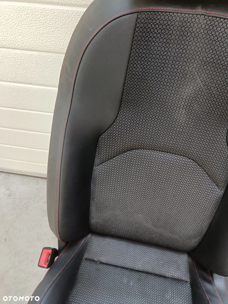 Fotel Kierowcy Lewy Seat Leon 3 III 5 Drzwi Przedni Przód Skóra FR - 13