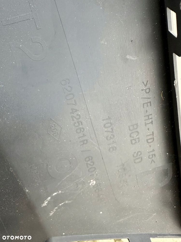 KRATKA ATRAPA LISTWA PRAWA ZDERZAK PRZÓD RENAULT MEGANE V E-TECH 620742561R - 3