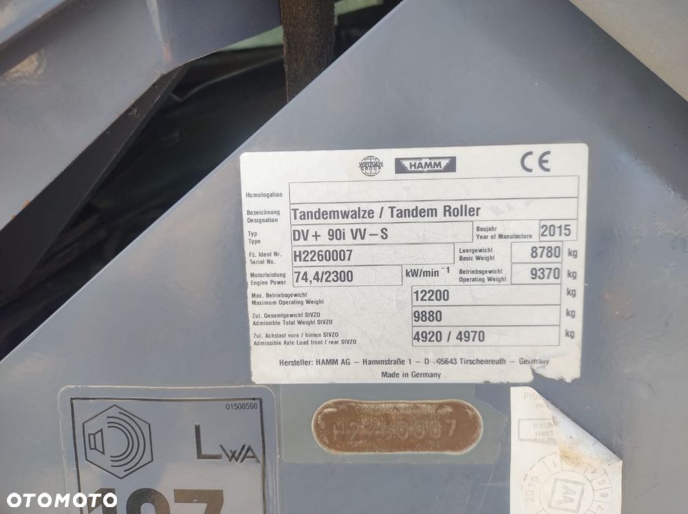 Hamm HAMM DV+90i VV-S - 3
