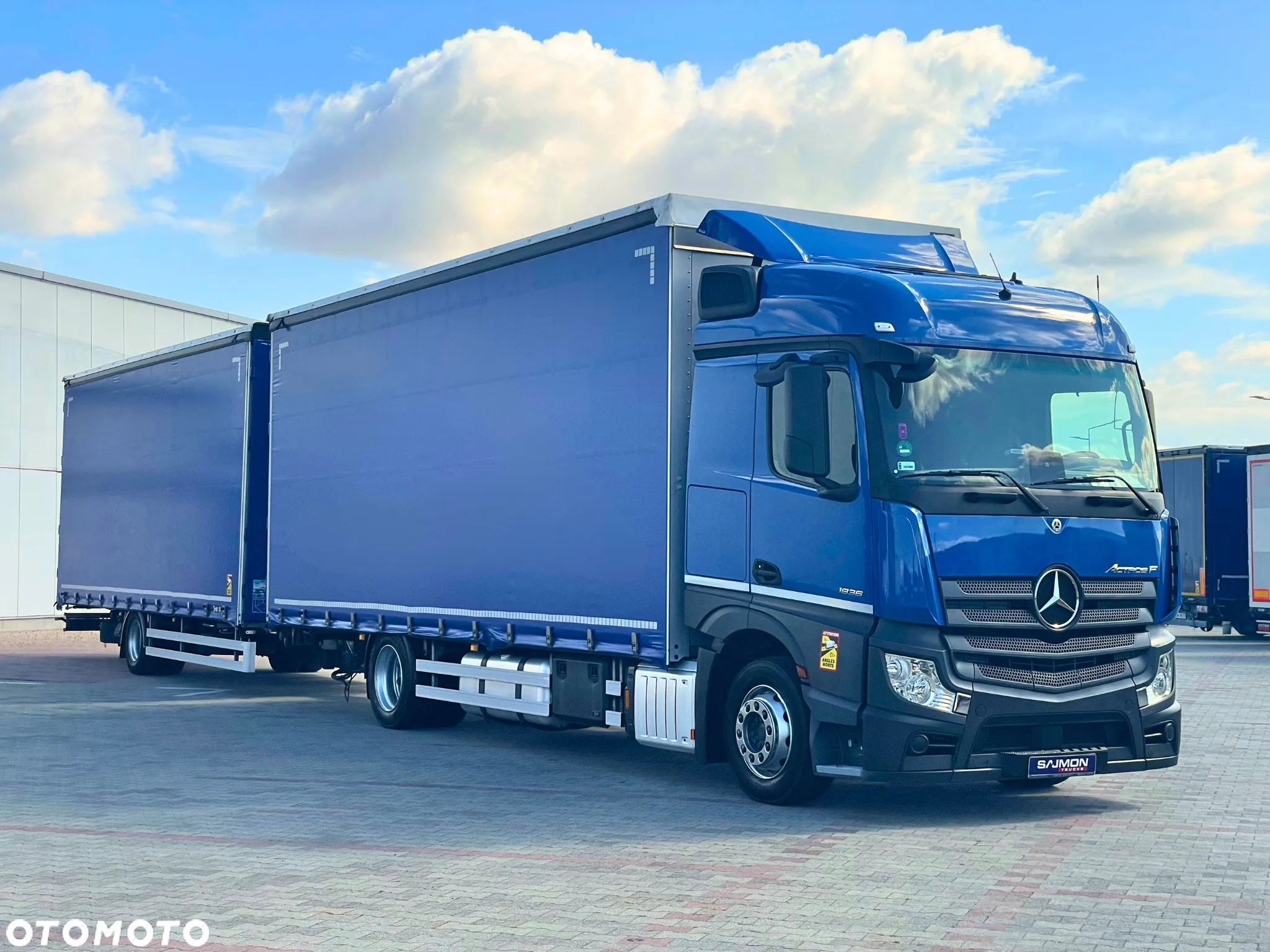 Mercedes-Benz ACTROS F 1836 / ZESTAW TANDEM 120 M3 / PRZEJAZDOWY / 7,75 M + 7,75 M / SALON PL - 3