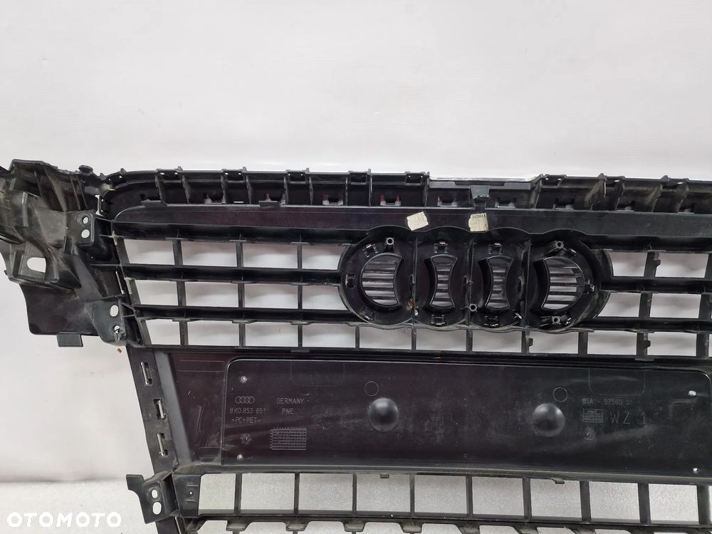 AUDI A4 B8 8K0 07- ATRAPA / GRILL PRZEDNI PRZÓD , NR 8K0853651 , NR AUKCJI GL398(D) - 19