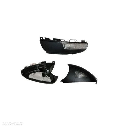 Semnalizare oglinda VW Sharan (7n), 04.2010-, Tiguan (5n/5n2), 01.2009-05.2016, Seat Alhambra (7n), 06.2010-, partea Dreapta, cu lumina in USA inferioara; LED+W5W; cu soclu bec; Omologare: ECE, Taiwan - 1