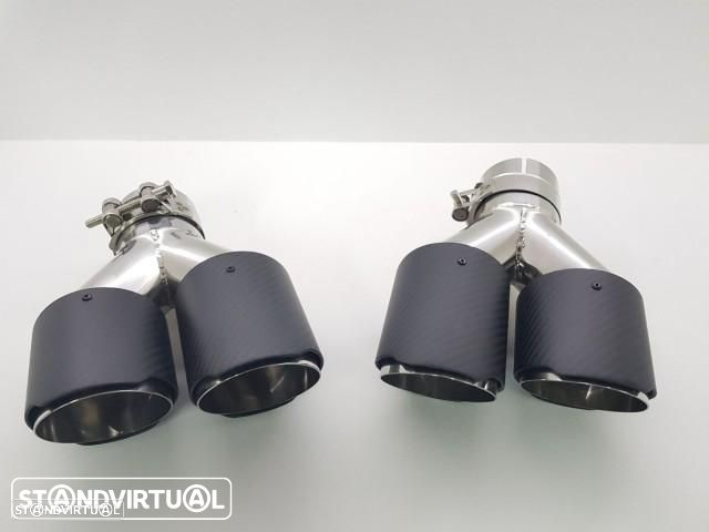 Ponteira de Escape Look Akrapovic Dupla - 5