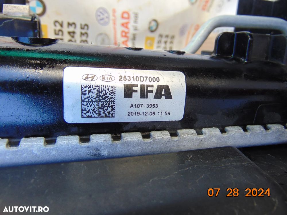 Trager Hyundai Tucson 2015-2021 trager complet radiatoare armatura senzor pietoni 1.6 benzina manual ventilator - 16