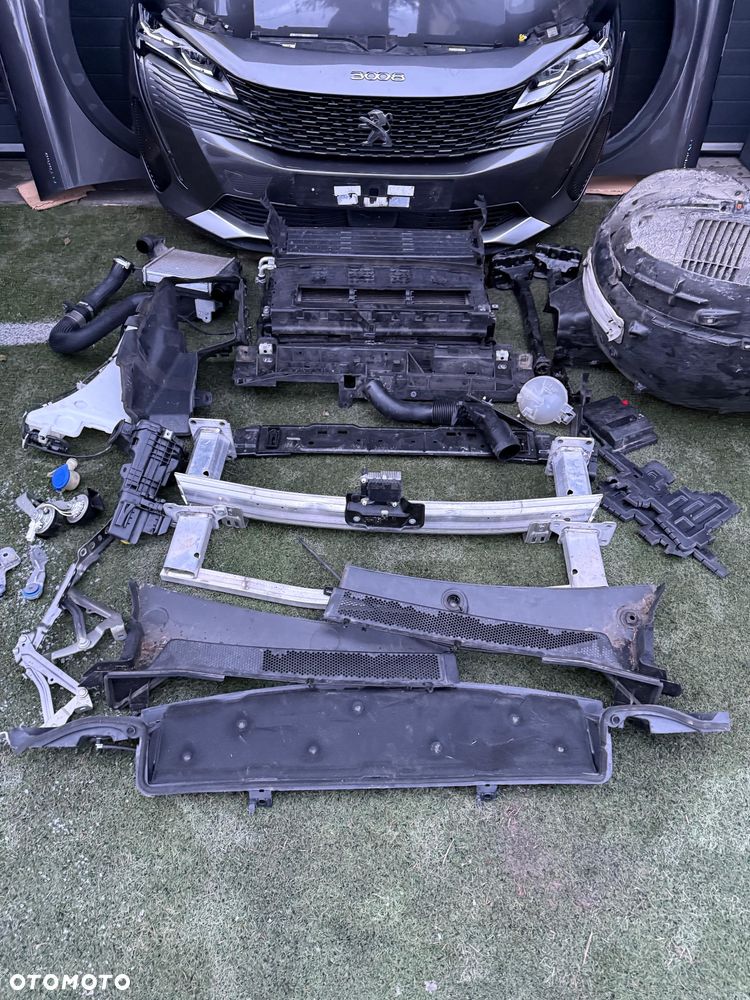PEUGEOT 3008 5008 II LIFT HYBRYDA MASKA ZDERZAK BŁOTNIKI PAS LAMPY CHŁODNICE - 2