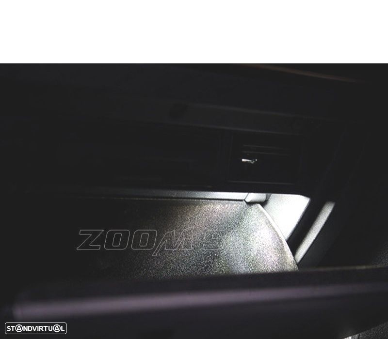 KIT COMPLETO 12 LAMPADAS LED INTERIOR PARA VOLKSWAGEN VW POLO MK5 POLO 6R 09-17 - 3