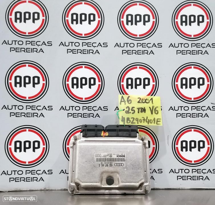 Centralina VW, Audi, VW 2.5 TDI V6 referência, 4B2907401E,  3B1907401B. - 1