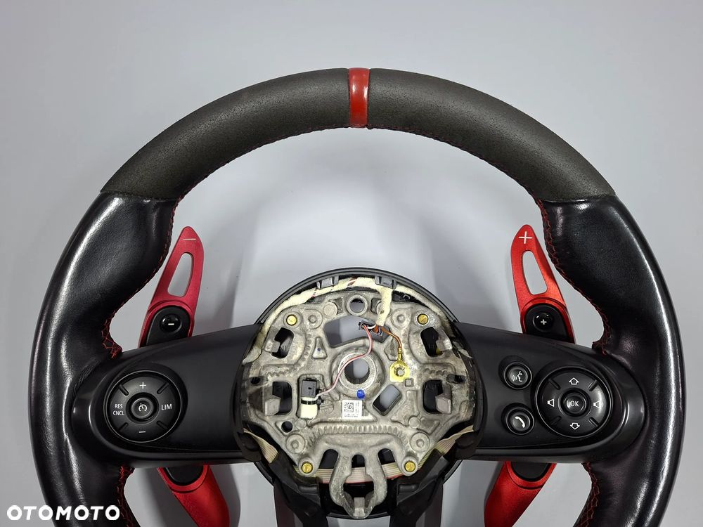 MINI F56 JCW Pro Kierownica skóra alcantara łopatki - 4