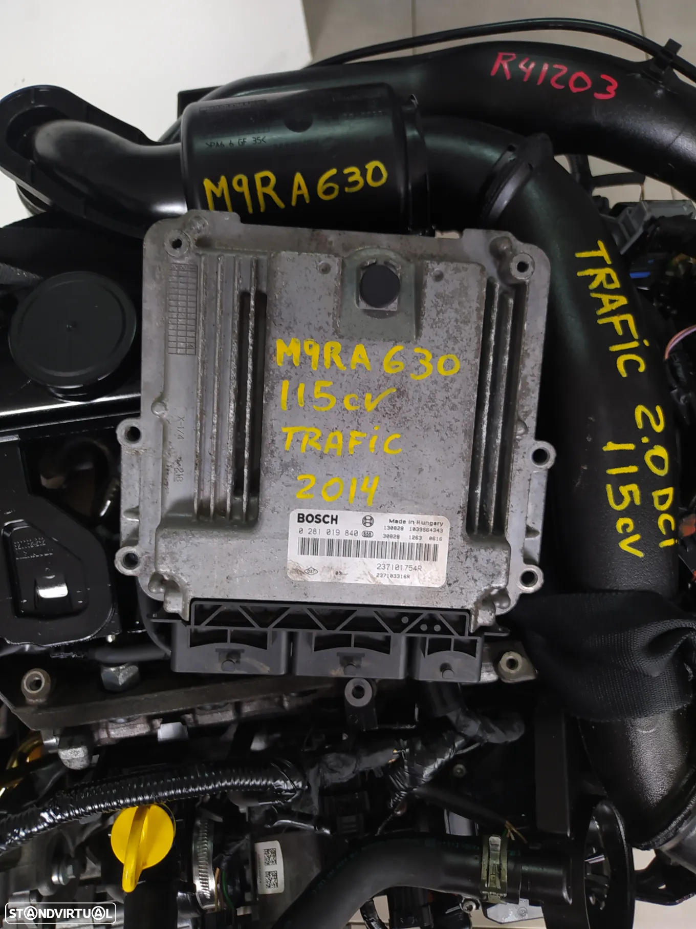 centralina Renault Trafic 2.0DCI 115CV bosh - 0 281 019 840  - 23710175R - 237103316R - 2