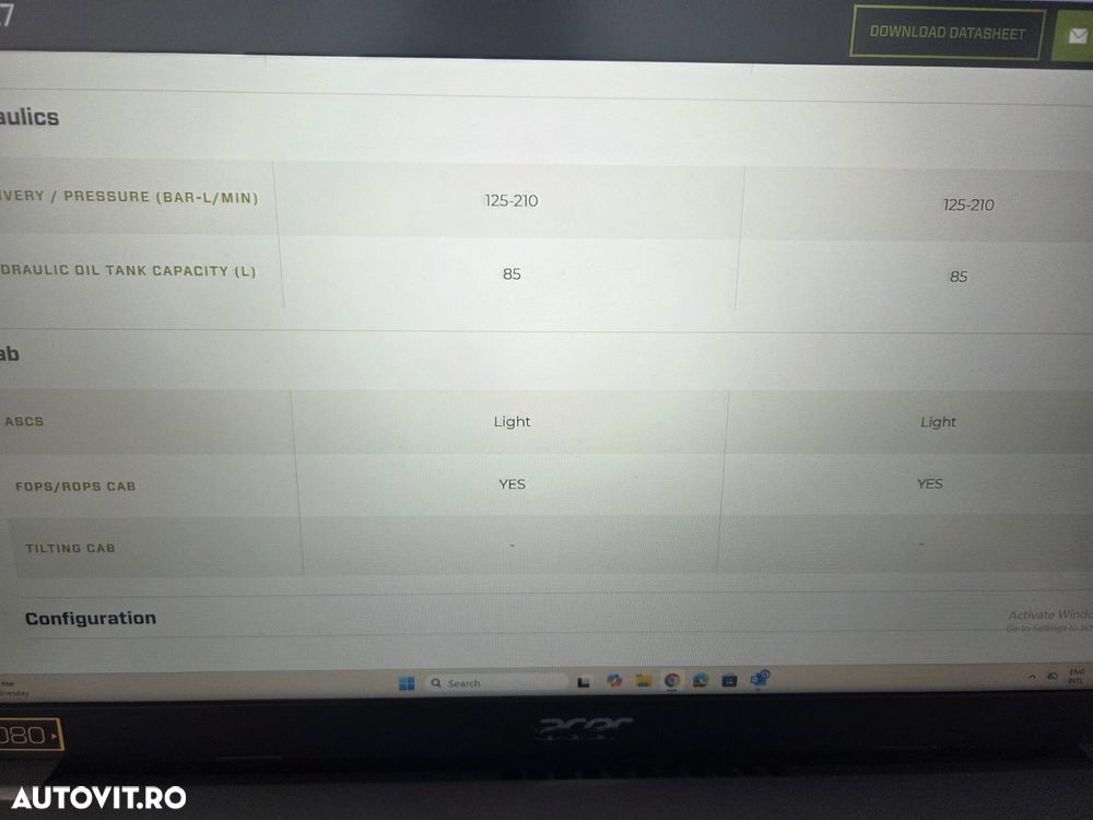 Merlo TF35.7-140, TELESCOPIC ridica 3,5t la 7m, 140CP Deutz, Aer conditionat, furci, cupa 3mc, graifer busteni, garantie 1 an, posibilitate leasing-PROMOTIE 85900 EUR+Tva - 39