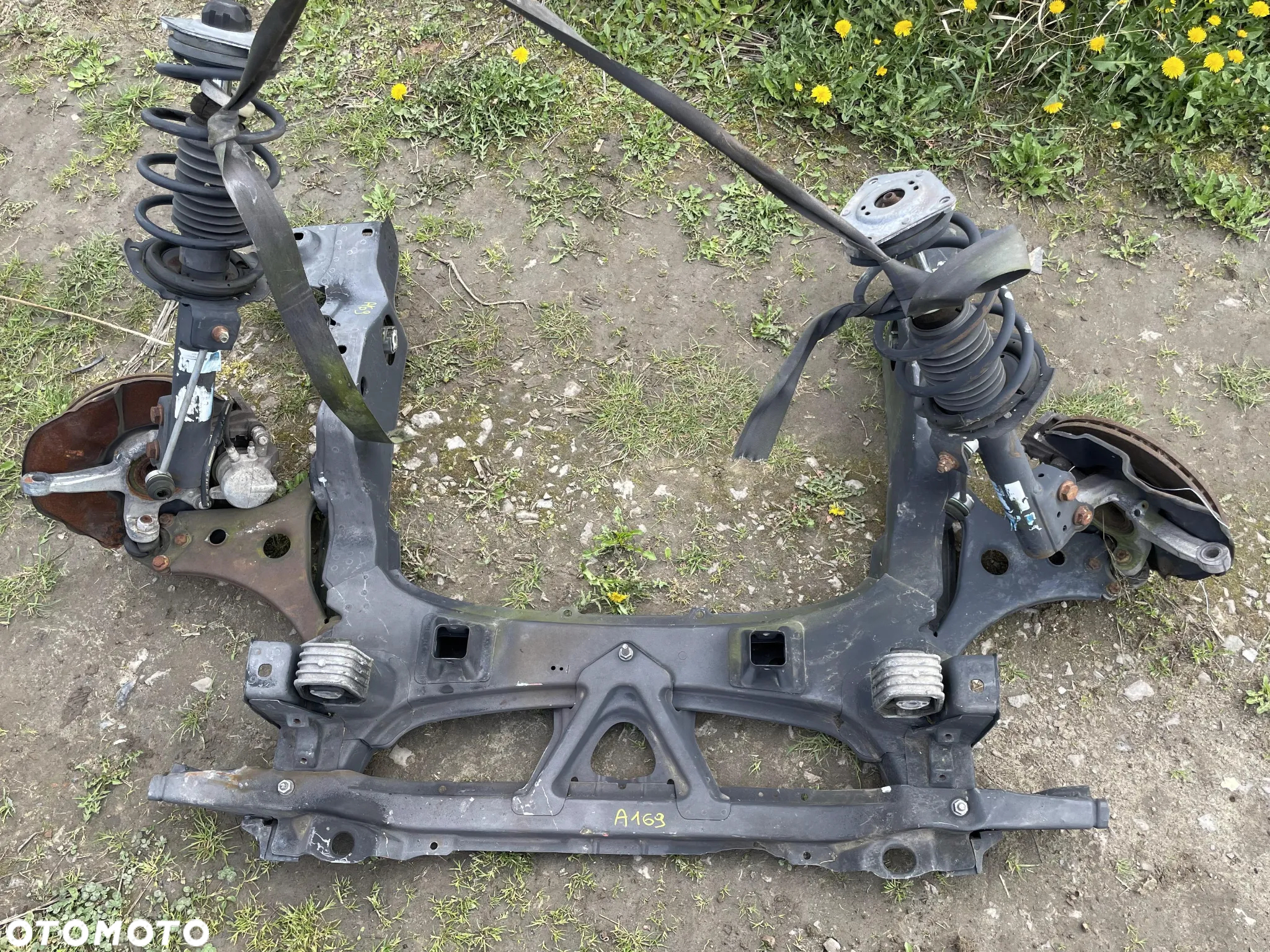 Sanki wózek przód Mercedes W169 - 2