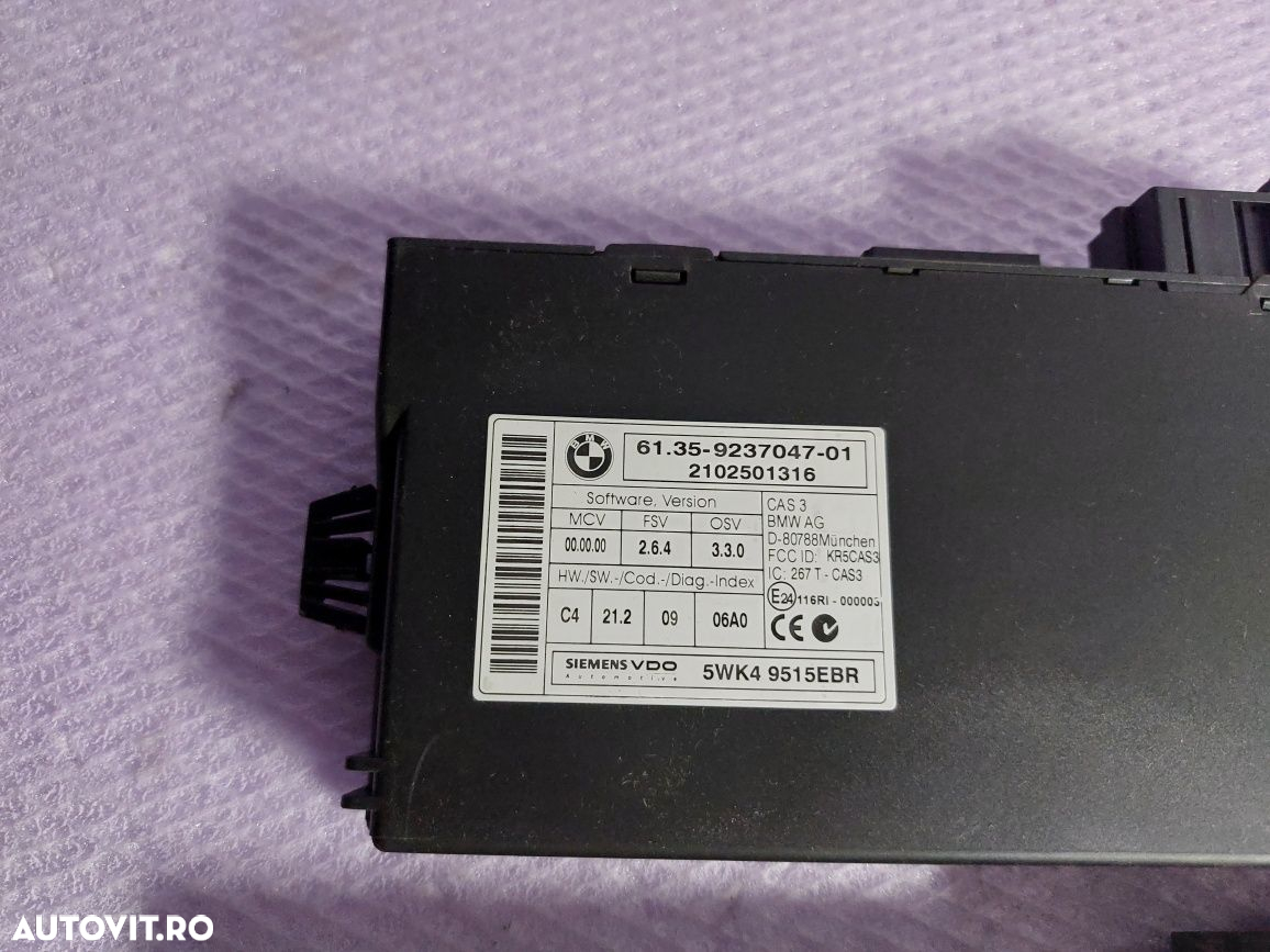 Modul confort unitate control CAS 3 BMW seria 1 seria 3 - 2