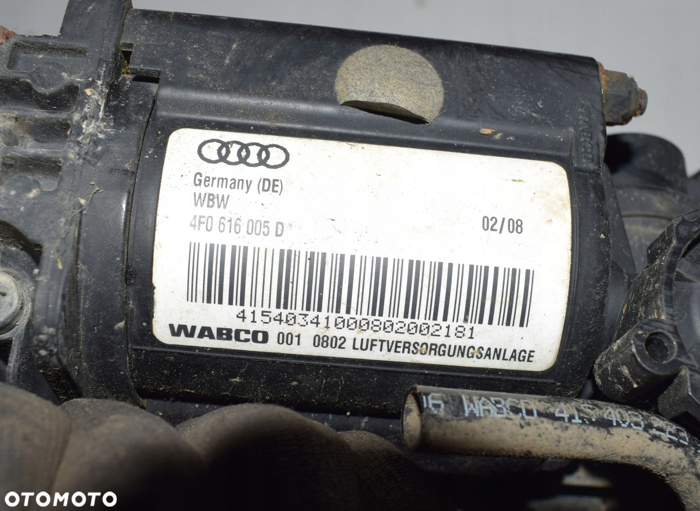 AUDI A6 C6 KOMPRESOR ZAWIESZENIA SPRĘŻARKA POWIETRZA 4F0616005D - 4
