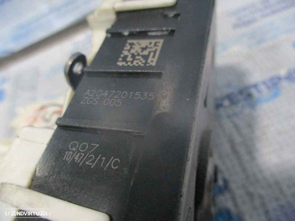 Fecho A2047201535 MERCEDES W204 S204 2010 C220cdi 170CV 5P PRETO FE 4 PINOS - 4