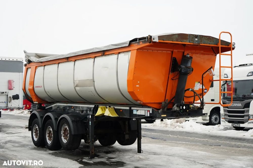 Schwarzmuller BASCĂLĂTOR TERMIC / PENTRU ASFALT / 25 m³ / BACĂLĂTOR / AXĂ RIDICATĂ / SAF / PRELATĂ ELECTRICĂ - 8