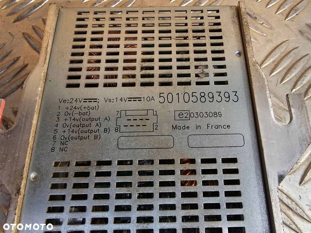 PRZETWORNICA NAPIĘCIA RENAULT MIDLUM PREMIUM MAGNUM KERAX 5010589393 - 3