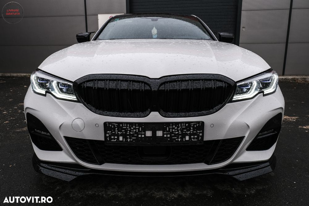 Capace oglinzi BMW 3 Series G20 G21 G28 (2017-up) M Sport Design Negru Lucios LHD- livrare gratuita - 10