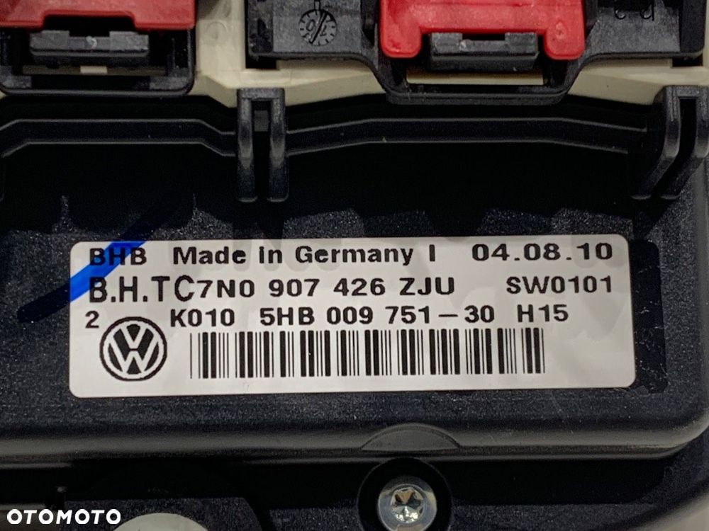 PANEL STEROWANIA NAWIEWU  VW CADDY III Nadwozie pełne/minivan (2KA, 2KH, 2CA, 2CH) 2004 - 2015 1.6 - 5