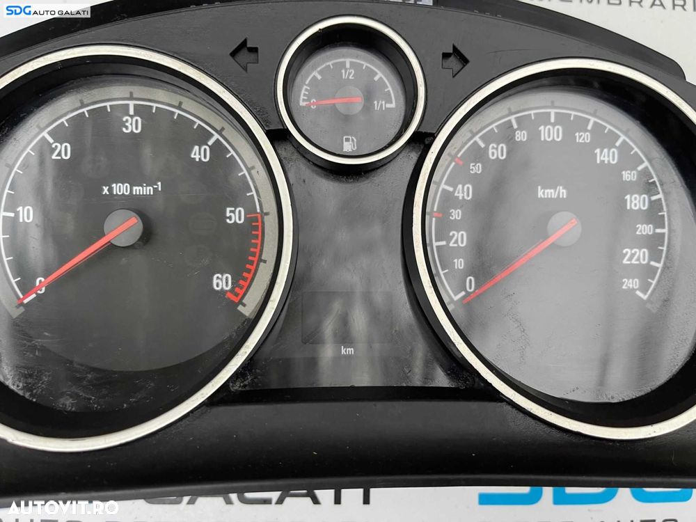 Ceas Ceasuri Cluster Instrumente Bord Opel Zafira B 1.9 CDTI 2005 - 2014 Cod 13216684 [B2942] - 4